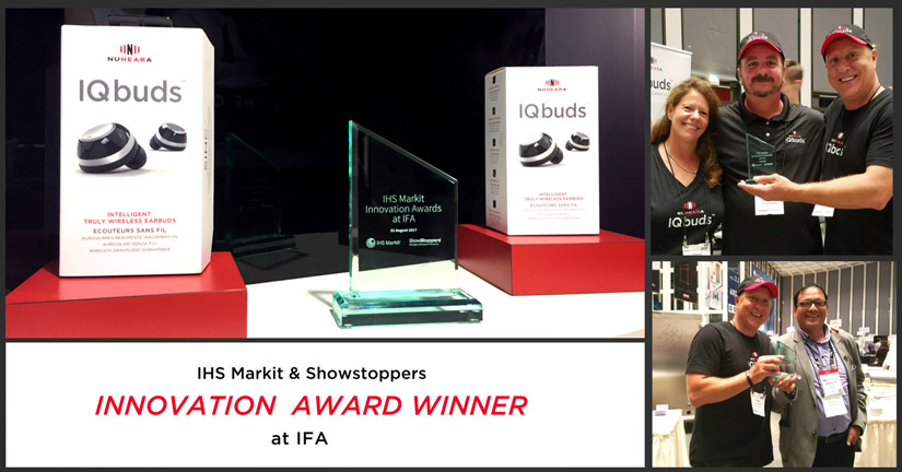 Nuheara Wins Multiple Innovation Awards at IFA 2017 in Berlin, Germany