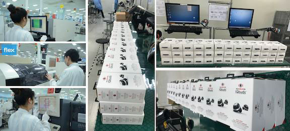 commercial production of IQbuds underway