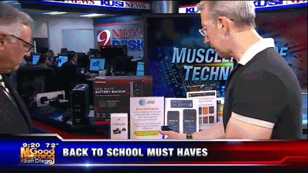 news clip on earbuds for school on Good Morning San Diego