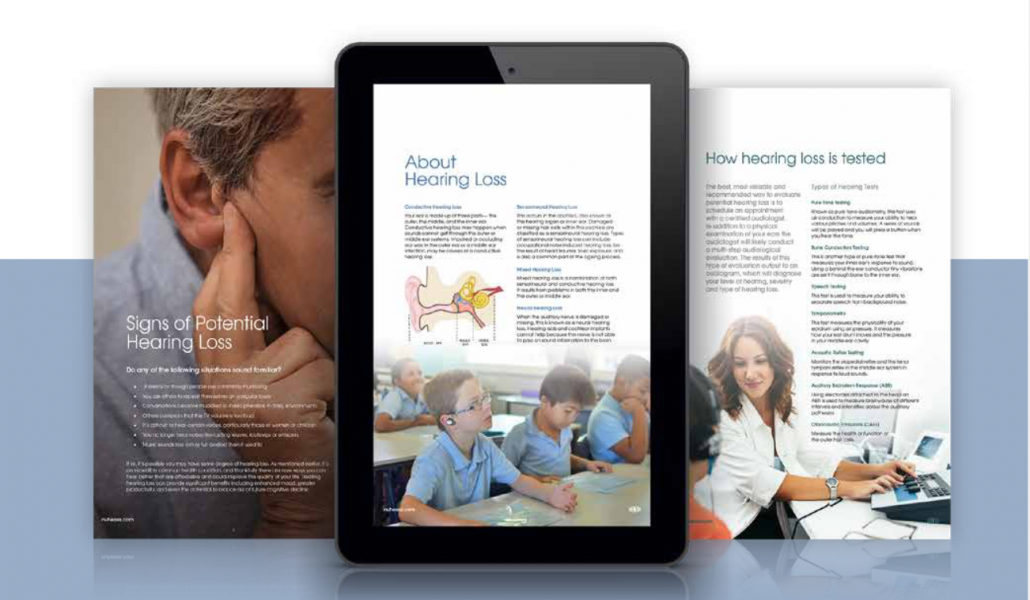 Nuheara's hearing health e-book