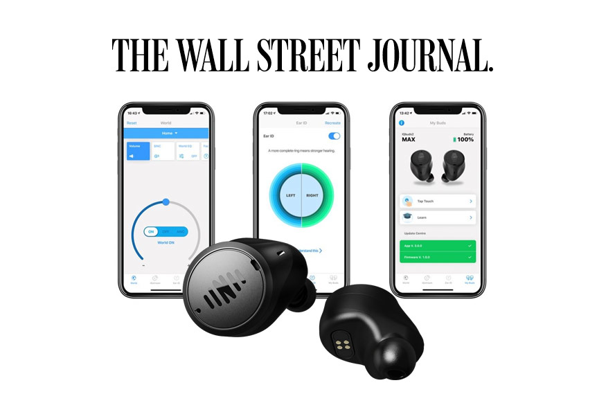 IQbuds MAX in Wall Street Journal