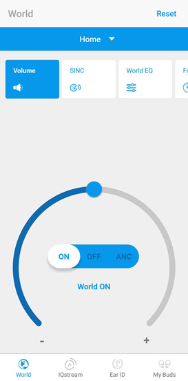 toggle between passive and active noise cancellation